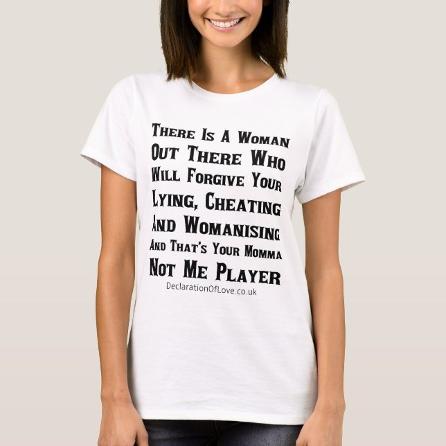 Wo ist Ihr Momma Player? T-Shirt (Vorderseite)