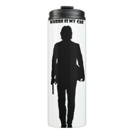Wo ist mein Auto? Thermosbecher