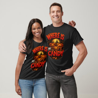 Wo ist mein Candy Halloween-Kürbis-T-Shirt | Spoo T-Shirt