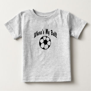 Wo ist mein Fußballball? Baby T-shirt