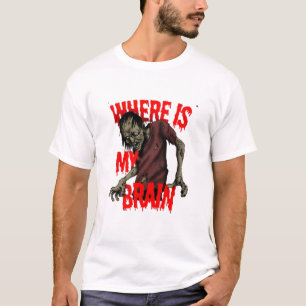 "Wo ist mein Gehirn? (Zombie Edition)" T-Shirt