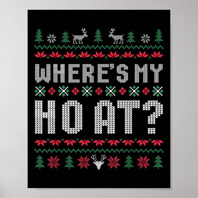 Wo ist mein Ho bei hässlich Matching Paaren Merry  Poster (Vorne)