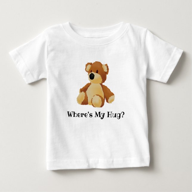 Wo ist mein Hug Teddy T - Shirt? Baby T-shirt (Vorderseite)