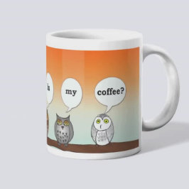 Wo ist mein Kaffee? Four Owls Tasse