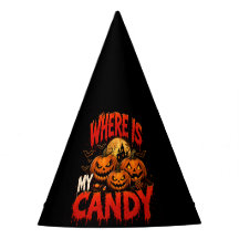 Wo ist mein Süßigkeiten-Halloween-Partyhut | Gruse