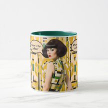 Wo ist meine Coffee Retro Beauty 60er Kaffeetasse