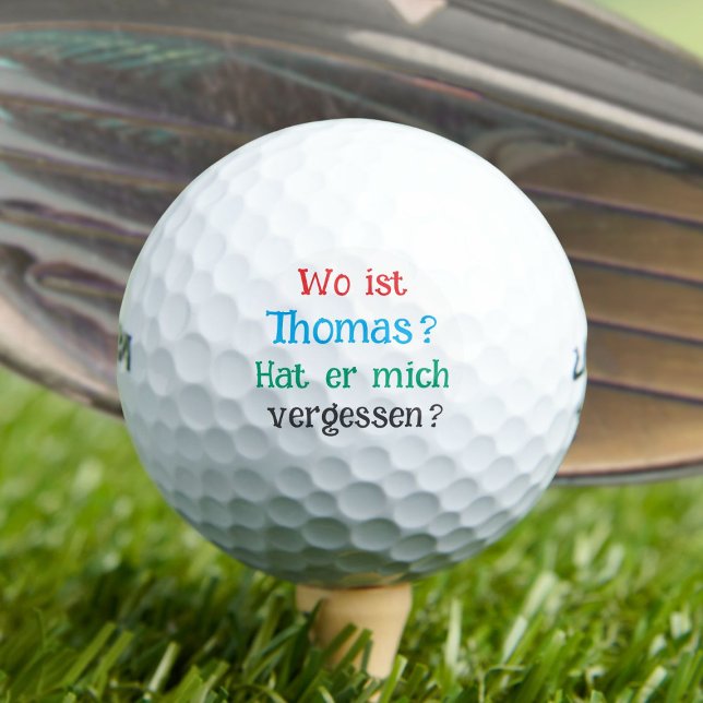 Wo ist [Name]? - Wer ist [Name]? Golfball (Von Creator hochgeladen)