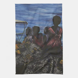 Wo ist Papa?Bahamas Geschirrtuch