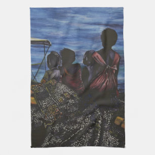 Wo ist Papa? Hafen Geschirrtuch