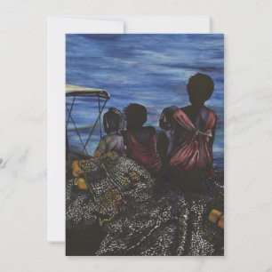 Wo ist Papa? Hafen Insel