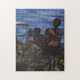 Wo ist Papa? Hafen Insel, Bahamas Puzzle