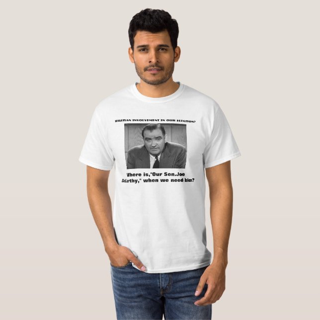 Wo ist unser Joe? politisches T-Shirt (Vorne ganz)