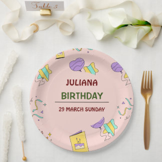 Wo jeder Biss eine Feier ist. Papierteller! Pappteller