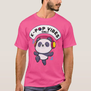 Wo K-Pop Vibes Only Koreanische Popmusik K-Pop T-Shirt