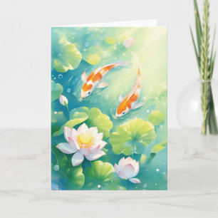 Wo Koi-Träume schwimmen Karte