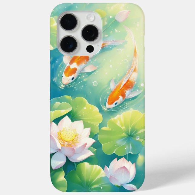 Wo Koi träumt schwimmen Case-Mate iPhone Hülle (Rückseite)