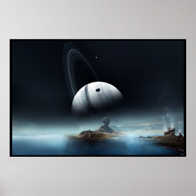 Wo laute Gewässer flüstern Poster (Vorne)