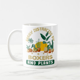 Wo Leicht Ablenkbar Durch Boxer Und Pflanzen Deuts Kaffeetasse