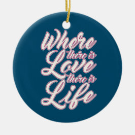 Wo Liebe Valentinstag ist | Ornament