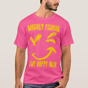 Wo Magnet Fischen ist mein glücklicher Hobbyist T-Shirt