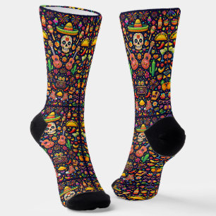 Wo man coole Socken 00376 Mexico Theme Socken kauf
