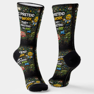 Wo man coole Socken kauft 00338 Vorgetäuschte Arbe