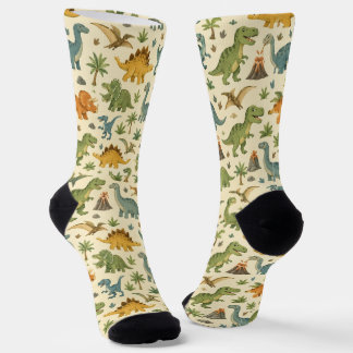Wo man coole Socken kauft 00345 Dinosour-Socken