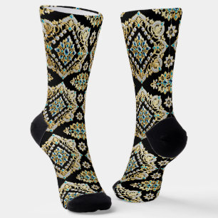 Wo man coole Socken kauft 00368 Socken mit Bling-M