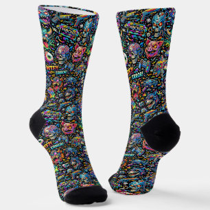 Wo man coole Socken kauft 00372 Chaos Socken
