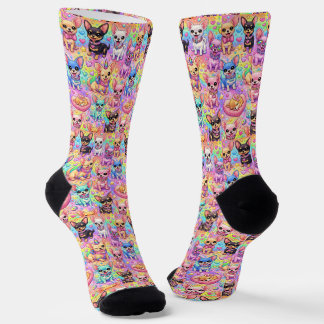 Wo man coole Socken kauft 00380 Chihuahua Socken