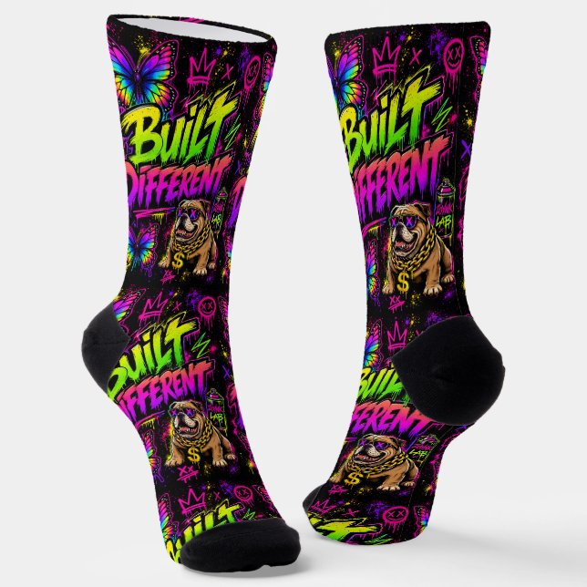 Wo man coole Socken kauft 0393 Anders gebaute Sock (Gewinkelt)
