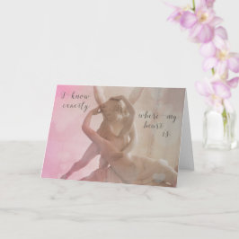 Wo mein Herz ist | Love Browning Zitatkarte Karte