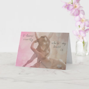 Wo mein Herz ist Love Browning Zitatkarte Karte