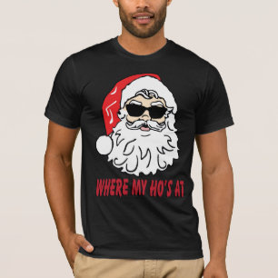 Wo mein hos am Weihnachtsmann-WeihnachtenT - Shirt