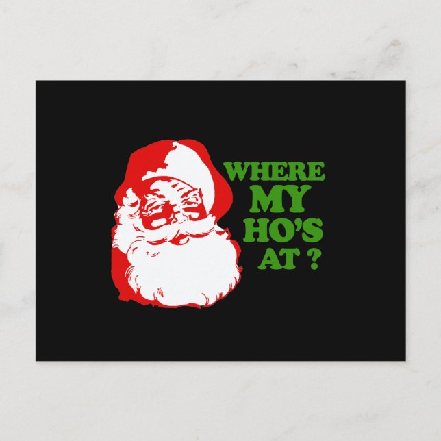 Wo meine Hose in Farbe ist Postkarte (Vorderseite)