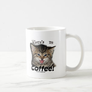 Wo meine Kaffee-Katze ist Tasse