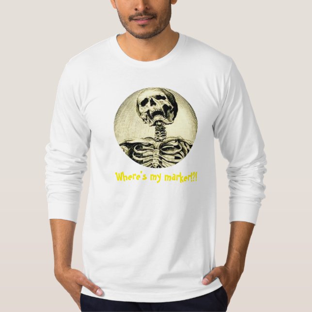 Wo meine Markierung!? ist! Krasse Techstimmung T-Shirt (Vorderseite)