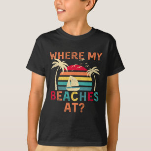 Wo meine Strände im Sommerurlaub Familienfreund T-Shirt