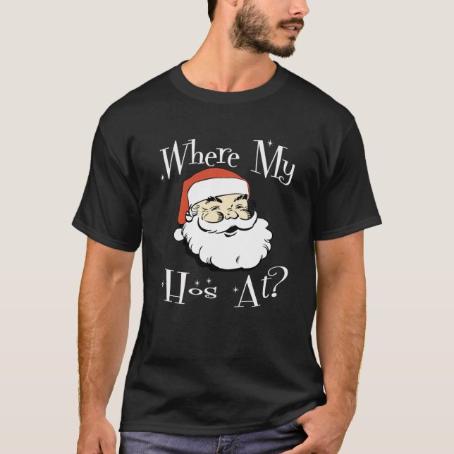 Wo meine Weihnachtsferien T-Shirt lustige Erwachse (Vorderseite)