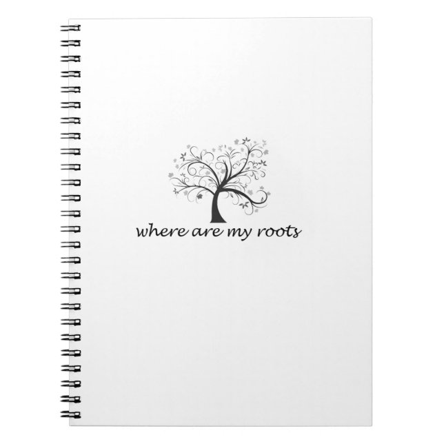 wo meine Wurzeln sind Notizblock (Vorderseite)