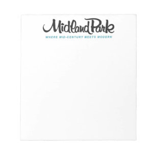 Wo Mitte des Jahrhunderts modernes Notepad trifft Notizblock