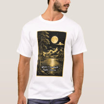 Wo Mondlicht Stille Trifft Serene Nachtlandschaft