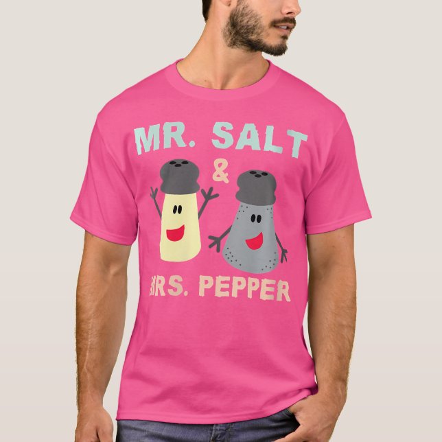 Wo Mr Salt And Mrs Pepper T-Shirt (Vorderseite)