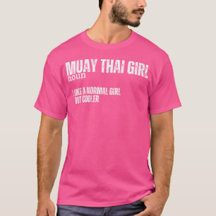 Wo Muay Thai Girl Definition Funny Women Muay Thai T-Shirt