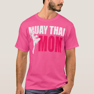 Wo Muay Thai Mama Frauen Boxen Kickboxen Mma Muay  T-Shirt