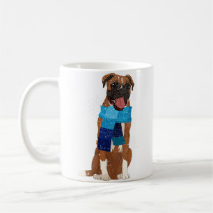 Wo Pet Animal Hunde Liebhaber Boxer Besitzer Snowf Kaffeetasse