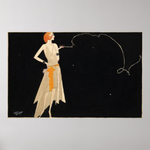 Wo Rauch ist, gibt es Feuerplakat Poster