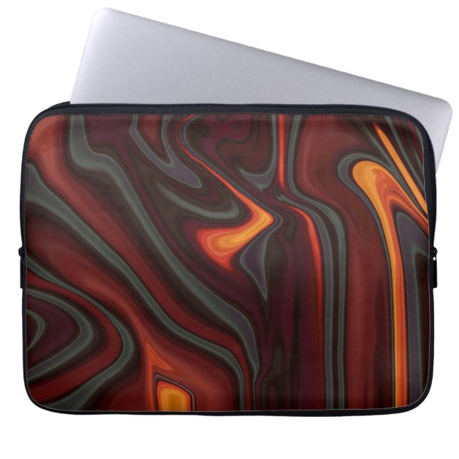 Wo Rauch ist Laptopschutzhülle (Vorderseite)