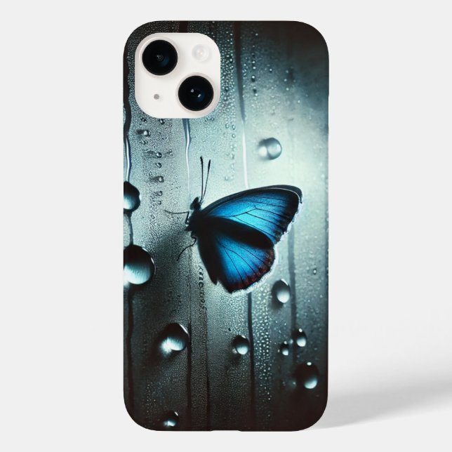 Wo Regen Flügel trifft Case-Mate iPhone Hülle (Rückseite)