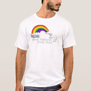 Wo Regenbogen von den T - Shirts kommen